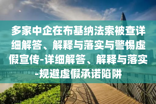 多家中企在布基纳法索被查详细解答、解释与落实与警惕虚假宣传-详细解答、解释与落实-规避虚假承诺陷阱今晚必出三肖2025_2025新澳门精准免费提供·精确判断