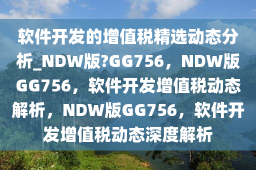 软件开发的增值税精选动态分析_NDW版?GG756，NDW版GG756，软件开发增值税动态解析，NDW版GG756，软件开发增值税动态深度解析今晚必出三肖2025_2025新澳门精准免费提供·精确判断